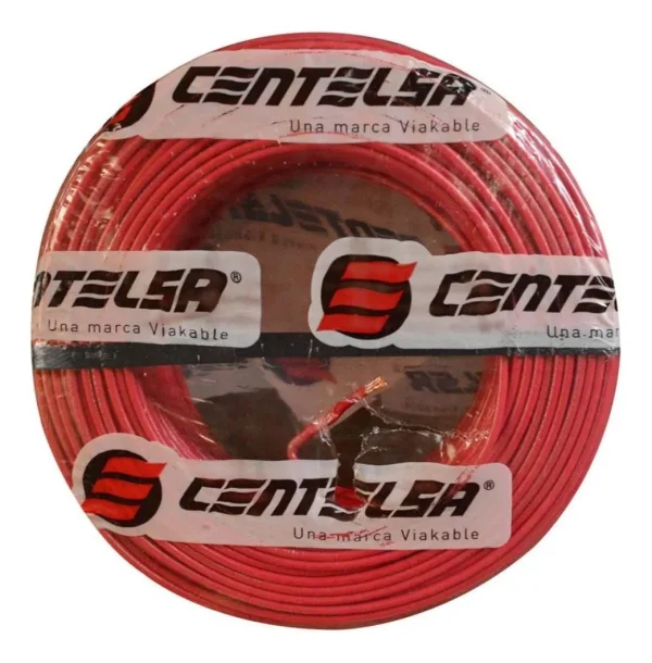Alambre Rigido Centelsa 10 X 100 Mts ( Rojo)